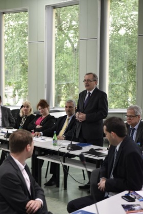 Prezes WUG Mirosław Koziura podczas szkolenia