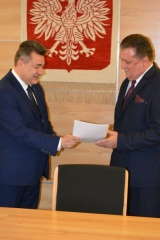 Wizyta Sekretarza Stanu w Ministerstwie Energii Grzegorza Tobiszowskiego w Wyższym Urzędzie Górniczym