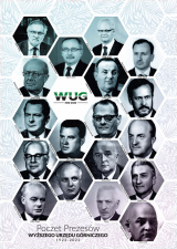 Plakat z okazji jubileuszu 100-lecia nadzoru górniczego w Polsce