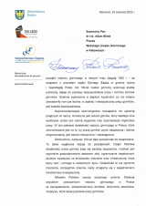 Listy gratulacyjne otrzymane z okazji 100-lecia nadzoru górniczego w Polsce (2)