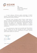 Listy gratulacyjne otrzymane z okazji 100-lecia nadzoru górniczego w Polsce (2)