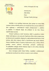 Listy okolicznościowe otrzymane z okazji Barbórki (3)
