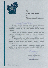 Listy okolicznościowe otrzymane z okazji Barbórki (7)