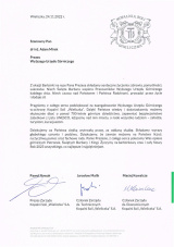 Listy okolicznościowe otrzymane z okazji Barbórki (1)
