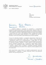 Listy okolicznościowe otrzymane z okazji Barbórki (10)