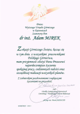 Listy okolicznościowe otrzymane z okazji Barbórki (11)