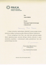 Listy okolicznościowe otrzymane z okazji Barbórki (2)
