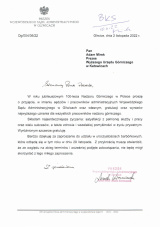 Listy okolicznościowe otrzymane z okazji Barbórki (13)