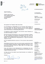 Listy okolicznościowe otrzymane z okazji Barbórki (2)