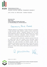 Listy okolicznościowe otrzymane z okazji Barbórki (4)