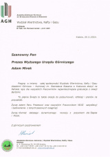 Listy okolicznościowe otrzymane z okazji Barbórki (5)
