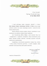 Listy okolicznościowe otrzymane z okazji Barbórki (6)