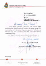 Listy okolicznościowe otrzymane z okazji Barbórki (7)