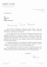 Listy okolicznościowe otrzymane z okazji Barbórki (12)