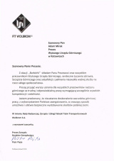 Listy okolicznościowe otrzymane z okazji Barbórki (14)